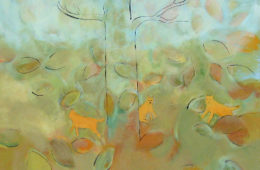 Yellow Cats in Fall